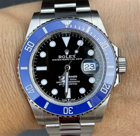 rolex 16610 vs 126610|rolex 16610 blue bezel.